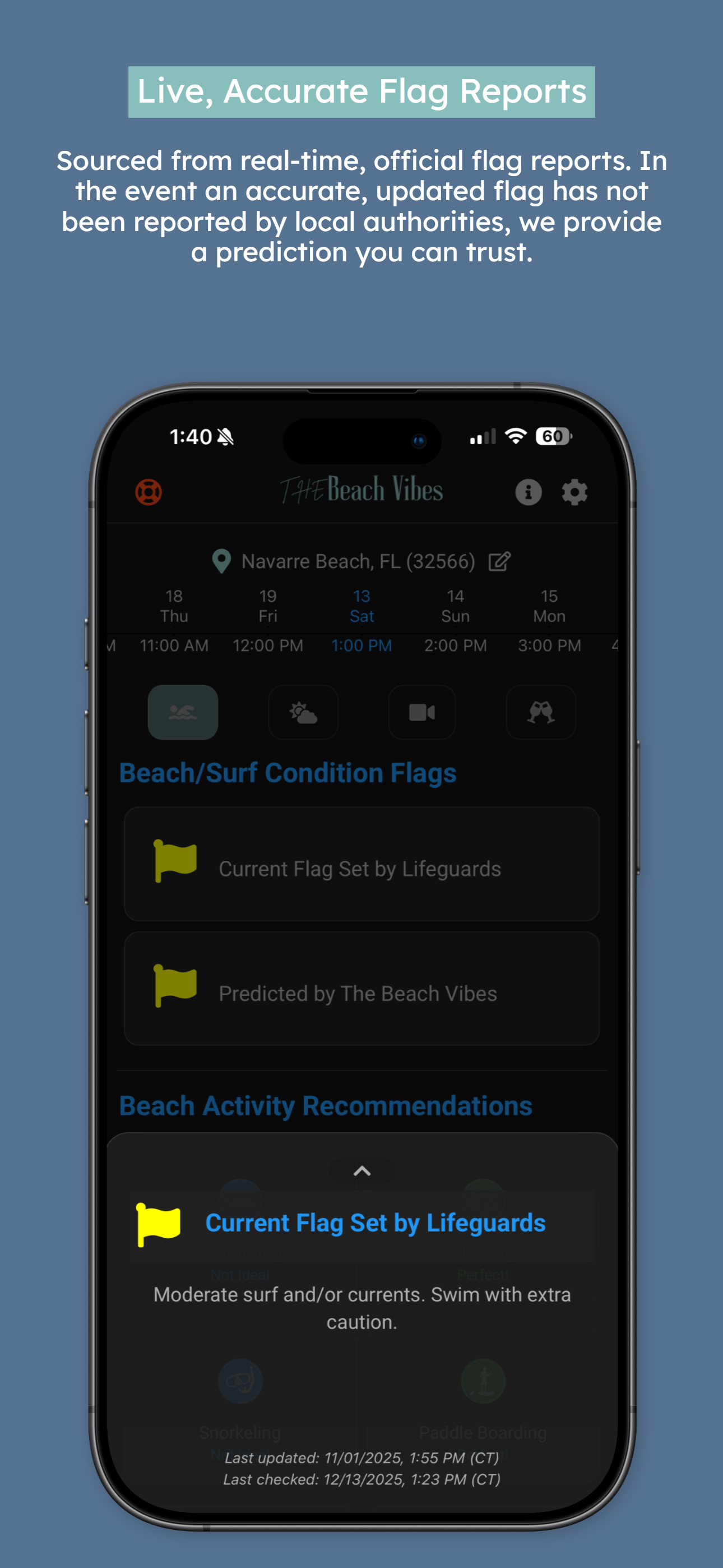 App Screenshot 5: Beach Safety Flag